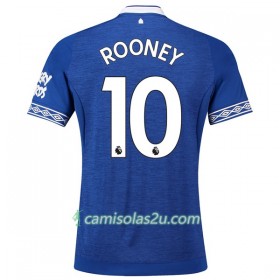 Camisolas de Futebol Everton Rooney 10 Equipamento Principal 2018/19 Manga Curta